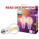LED DIM A19 E26 SW 2PK