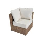 Vistana Wicker Outdoor Sectional Chair Beige