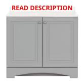 37 in. Single Sink Vanity w/ Marble Top