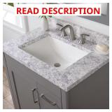 Home Decorators 31 in. Vanity Top, White