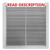 20 x 20 in. Aluminum Return Air Grille, White