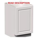 Glacier White Raised Panel Base Cabinet