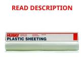 12 ft. x 100 ft. Clear 3 mil Plastic Sheeting