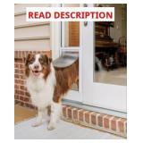 Large Pet Door for Sliding Glass Door, 2pc