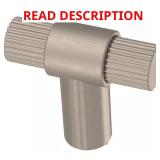 Fluted 1-1/4 in. Satin Nic. T-Knob