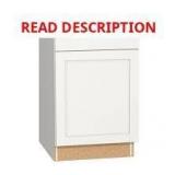 Hampton Bay Westfield Feather White Shaker