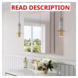 30" Square Aluminum Cabinet w/ Mirror