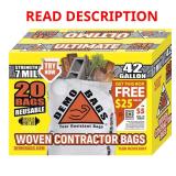 Demo Bags Ultimate Pro 42 gal No Scent Bags