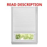 Shadow White Shades 60"W x 48"L