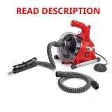 PowerClear 120V Drain Snake Auger for Pipes