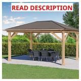 Rain Gutter Kit for Meridian Gazebo (12x16)