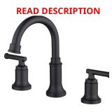 Glacier Bay Oswell 8-in Matte Black Faucet