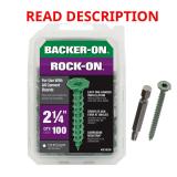 Backer-On Rock-On No. 9 Cement Board Screws