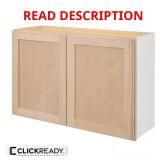 36 in. Wall Cabinet, Unfinished