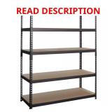 5-Tier Steel Garage Shelving, Matte Black