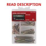 Yellow Zinc Drywall Screw Assortment