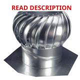 LOMANCO 12 in. Galvanized Wind Turbine