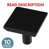 10-Pack Simple Square Cabinet Knob 1-1/8 in