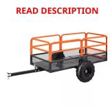VEVOR Garden Utility Trailer 22 cu ft