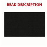 Black 42x72x0.75 in Rubber Floor Mat