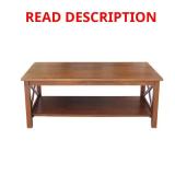 Hampton 46 in. Espresso Coffee Table
