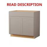 Westfield Dusk Gray Sink Base Cabinet (36"W)