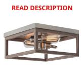 Boswell 12-in 2-Light Flush Mount