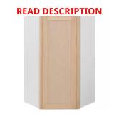 Corner Diagonal Cabinet, 24x24x42, Unfinished
