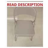 Steel Folding Chair-Beige
