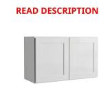Courtland Shaker Wall Cabinet, Polar White