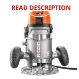 RIDGID 11A 2HP 1/2" Corded Router