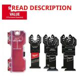 Milwaukee Oscillating Tool Kit: 5-Piece Blades