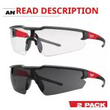 Clear & Tinted Safety Glasses (2-Pack)