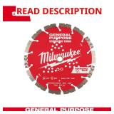Milwaukee 9 in. Diamond Max Blade