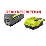 Ryobi 40V 8Ah Lithium Ion Battery With Charger