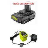 Ryobi 18V 1.5Ah Lithium Ion Battery With Charger
