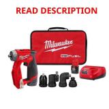 Milwaukee M12 Drill Driver Kit + 4-Tool Heads