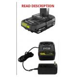 Ryobi 18V 2Ah Lithium Ion Battery With Charger