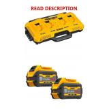 DeWalt 12V/20V Fast Charger With (2) 6Ah Flex/Vol