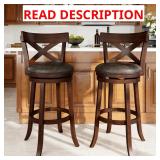 PHI VILLA 30" Bar Height Stools (2)