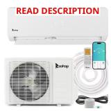 21 SEER 12000 BTU 1-Ton Wi Fi Mini Split AC