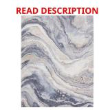 Vibe Orion Blue/Light Gray Area Rug (5x7.5)