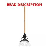47 in. L Wood Handle 24 in. PolyRake