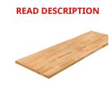 Hampton Bay 6 ft x 25 in Birch Countertop