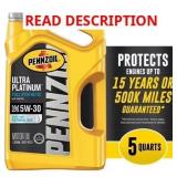 Pennzoil Ultra Platinum 5W-30 Oil, 5 Qt