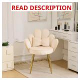 Off White Velvet Side Chair