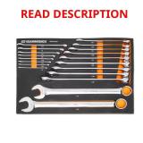 SAE Wrench Set with EVA Tray