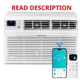 8,000 BTU WIFI Through-the-Wall AC + Heater