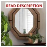 bali & pari Mirai Bohemian Grasscloth Mirror