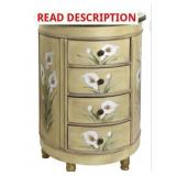 Antique Accessory Table with Calla Lily